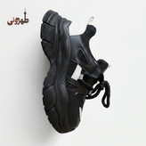 کتانی زنانه رنگ مشکی بند طنابی